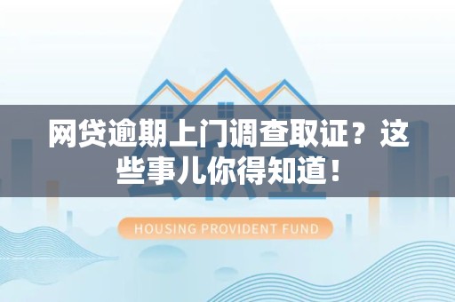 德安网贷逾期上门调查取证？这些事儿你得知道！